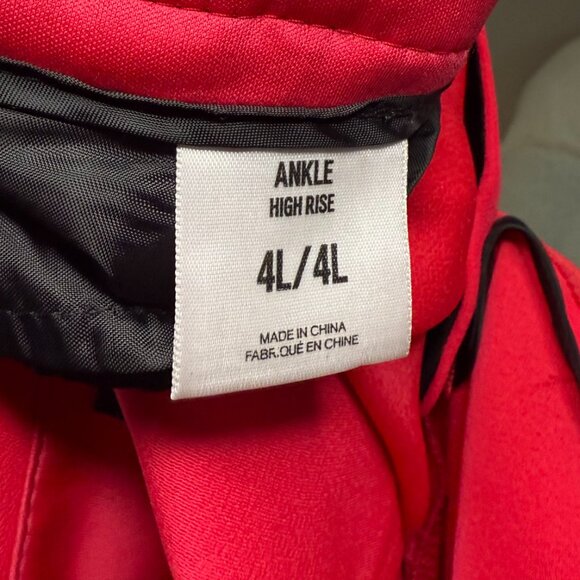 Express Hot Pink High-Rise Ankle Pants – Women's Size 4L - Picture 9 of 9